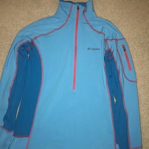 OMNI HEAT COLUMBIA WOMENS HALF ZIP - SMALL